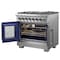 Forno Capriasca 36In. Freestanding French Door Dual Fuel Range FFSGS6387-36 - alternate 3